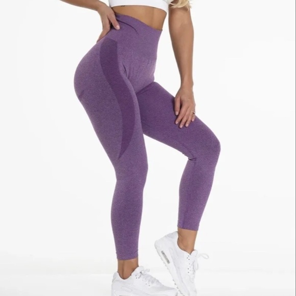 NVGTN Purple‎ Contour Seamless Leggings XS - Picture 1 of 7